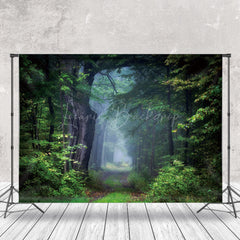 Lofaris Nature Trees Path Forest Backdrop For Photo Booth