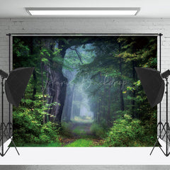 Lofaris Nature Trees Path Forest Backdrop For Photo Booth