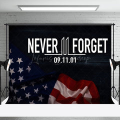 Lofaris Never Forget 09 11 01 Usa Flag Condolences Backdrop