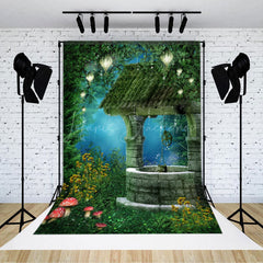 Lofaris Night Green Forest Pendant Well Photoshoot Backdrop