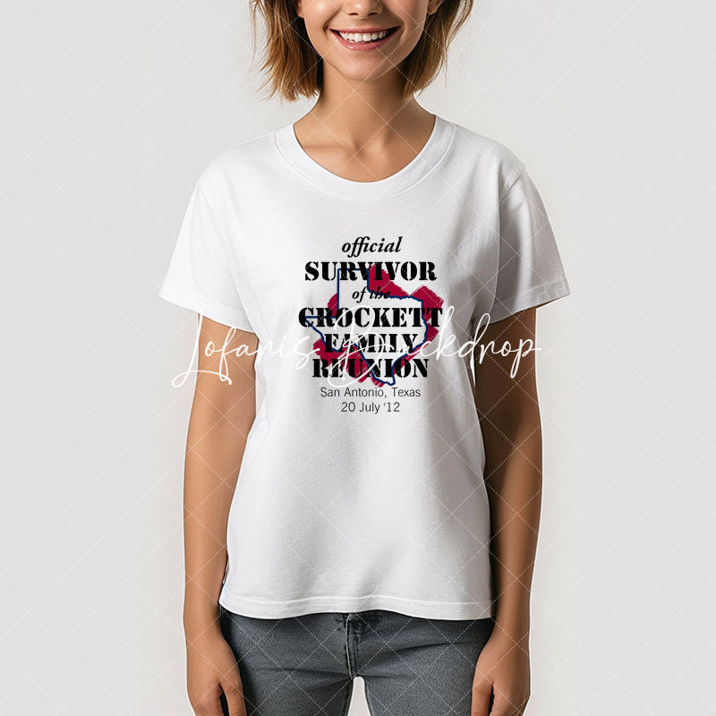 Lofaris Official Survivor of Texas Family Reunion T-Shirt