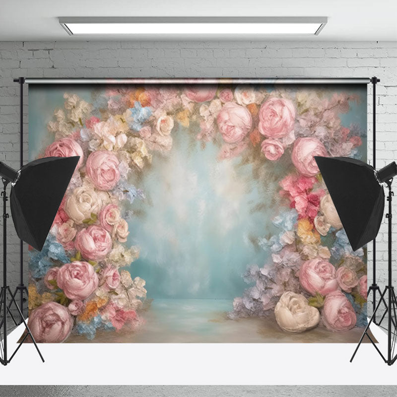 Lofaris Old Master Floral Painting Photo Backdrop For Studio