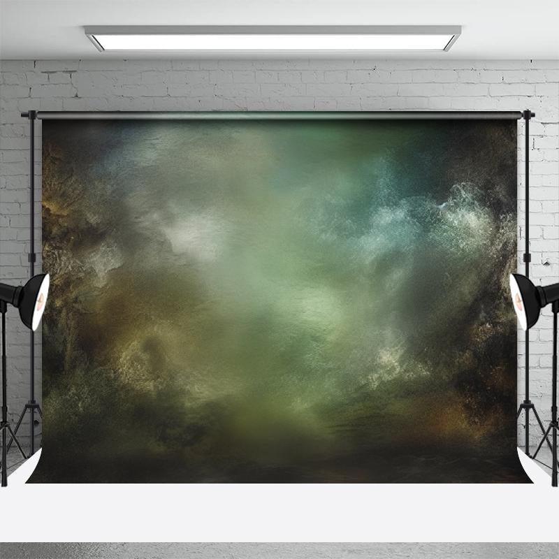 Lofaris Old Master Green Vague Portrait Photography Backdrop