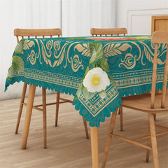 Lofaris Old Style Flowers Rectangle Tablecloth