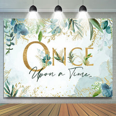 Lofaris Once Upon A Time Watercolor Plants Wedding Backdrop