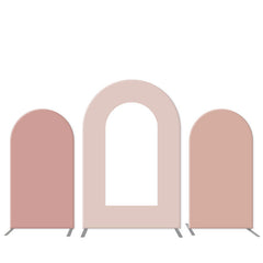 Lofaris Open Pink Theme Arch Backdrop Kit For Birthday Party