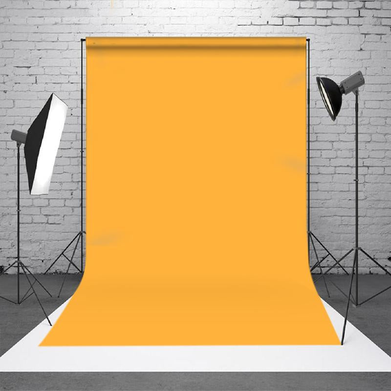 Lofaris Orange Solid Color Portrait Photo Studio Backdrop