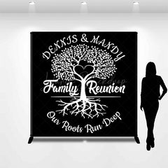 Lofaris Our Roots Run Deep Tree Custom Family Reunion Backdrop