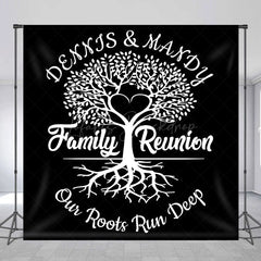 Lofaris Our Roots Run Deep Tree Custom Family Reunion Backdrop