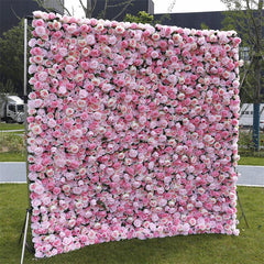 Lofaris Outdoor Artificial Pink Flowers For Wall Decoration