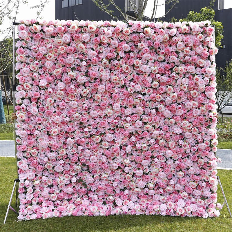 Lofaris Outdoor Artificial Pink Flowers For Wall Decoration