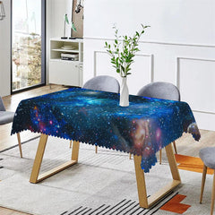 Lofaris Outer Space Galaxy Universe Sparkling Tablecloth