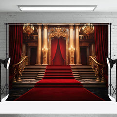 Lofaris Palace Resplendent In Gold Red Carpet Photo Backdrop