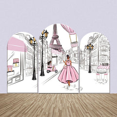 Lofaris Paris Street Modern Women Drawing Arch Backdrop Kit