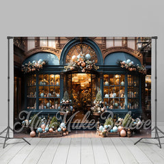 Lofaris Pascal Eggs Store Window Trendy Easter Backdrop