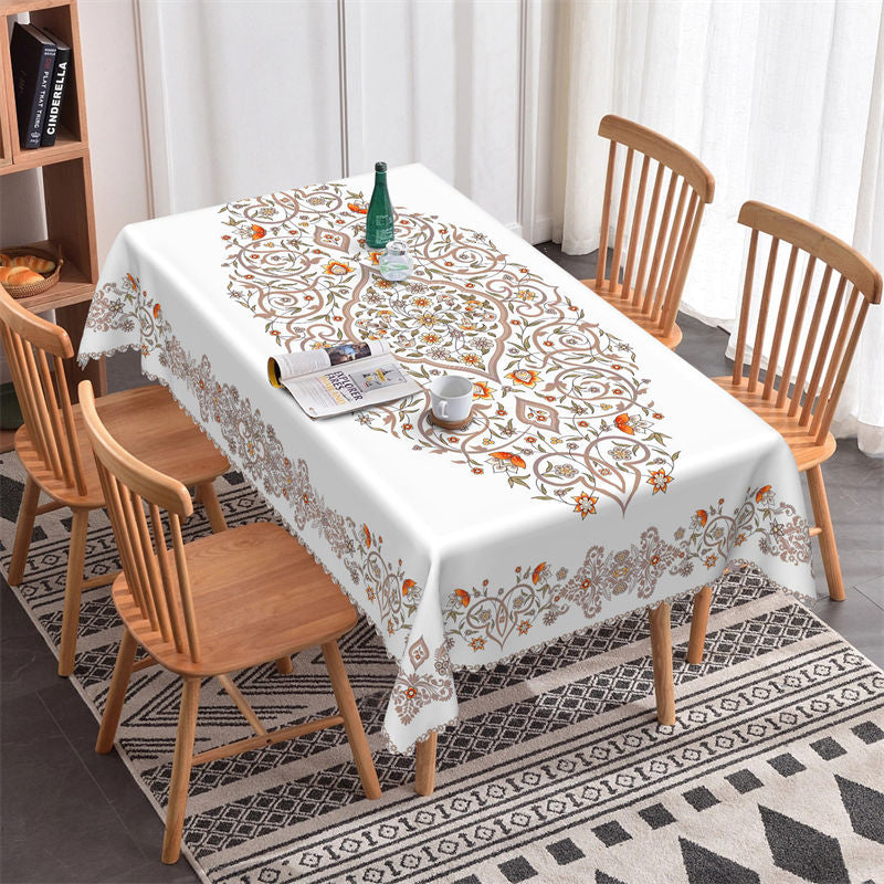 Lofaris Pastoral European Decorative Rectangle Tablecloth