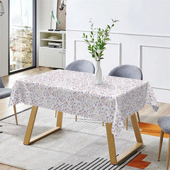 Lofaris Pastoral Flowers Dining Room Rectangle Tablecloth