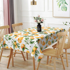 Lofaris Pastoral Oranges Patterns Step And Repeat Tablecloth