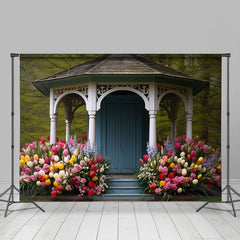 Lofaris Pavilion Tulip Anthemy Outdoors Spring Backdrop