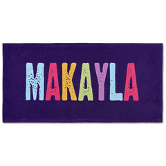 Lofaris Personalized All Mine Beach Towel With Names