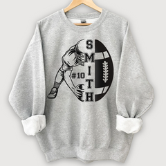 Lofaris Personalized Football Sweatshirt Game Day Shirt - Season