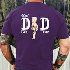 Lofaris Personalized Best Dad Ever Birthday T - Shirt