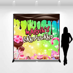 Lofaris Personalized Candyland Girls Birthday Party Backdrop