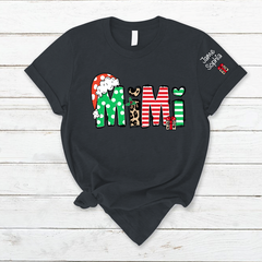 Lofaris Personalized Christmas Gift Mimi And Kids T-Shirt