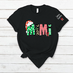 Lofaris Personalized Christmas Gift Mimi And Kids T-Shirt