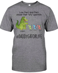 Lofaris Personalized Dinosaur Daddygator Fathers Day T - Shirt