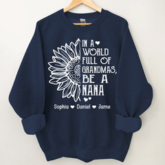 Lofaris Personalized Favorite Roles Grandma Kids Sweatshirt