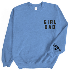 Lofaris Personalized Girl Dad Love Daughter Gift Sweatshirt