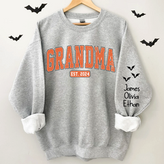 Lofaris Personalized Grandma Est Halloween Custom Sweatshirt