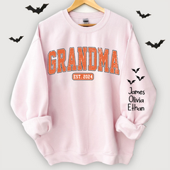 Lofaris Personalized Grandma Est Halloween Custom Sweatshirt