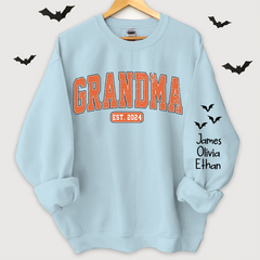 Lofaris Personalized Grandma Est Halloween Custom Sweatshirt