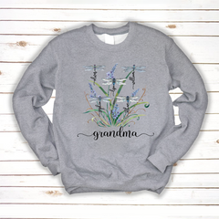 Lofaris Personalized Grandma Grandkids Mother?¡¥s Day Sweatshirt