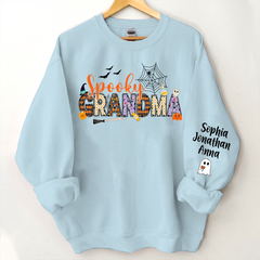 Lofaris Personalized Halloween Spooky Grandma Sweatshirt