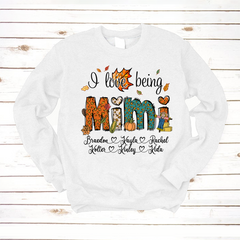 Lofaris I Love Being Mimi and Kids Personalized CTH01 Sweatshirt