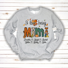 Lofaris I Love Being Mimi and Kids Personalized CTH01 Sweatshirt