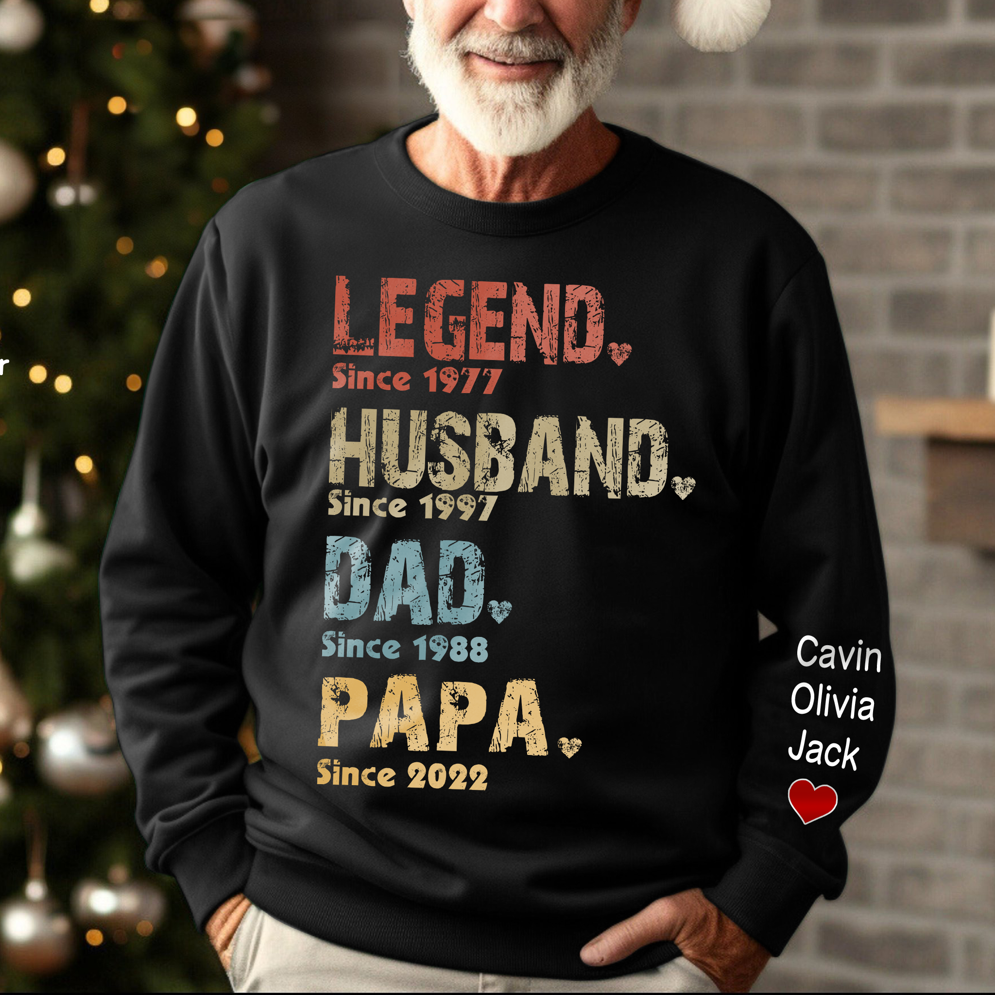 Lofaris Personalized Legend Husband Dad Papa Gift Sweatshirt