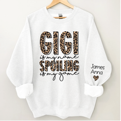 Lofaris Personalized Leopard Gigi Spoiling Custom Sweatshirt