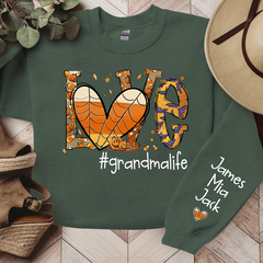 Lofaris Personalized Love grandmalife Autumn CL01 Sweatshirt