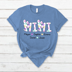 Lofaris Personalized Lovely Mimi Bunny Easter Days T-Shirt