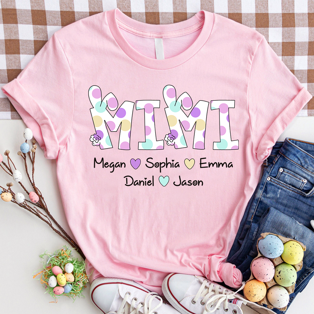 Lofaris Personalized Lovely Mimi Bunny Easter Days T-Shirt