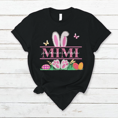 Lofaris Personalized Mimi Butterfly Bunny Easter Day T-Shirt