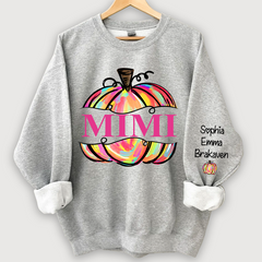 Lofaris Personal Mimi Painted Pumpkin Autumn Sweatshirt