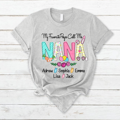 Lofaris Personalized My Favorite Peeps Easter Bunny T-Shirt