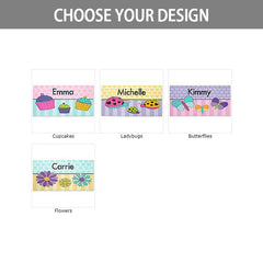 Lofaris Personalized Name Montage Pattern Beach Towel For Child