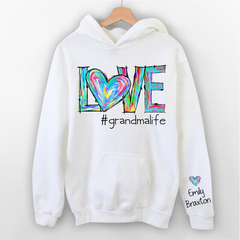 Lofaris Personalized Name Oil Love Grandma Life Gift Hoodie