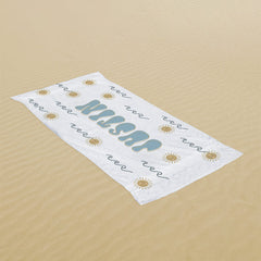 Lofaris Personalized Name Sunshine Beach Towel for Boy